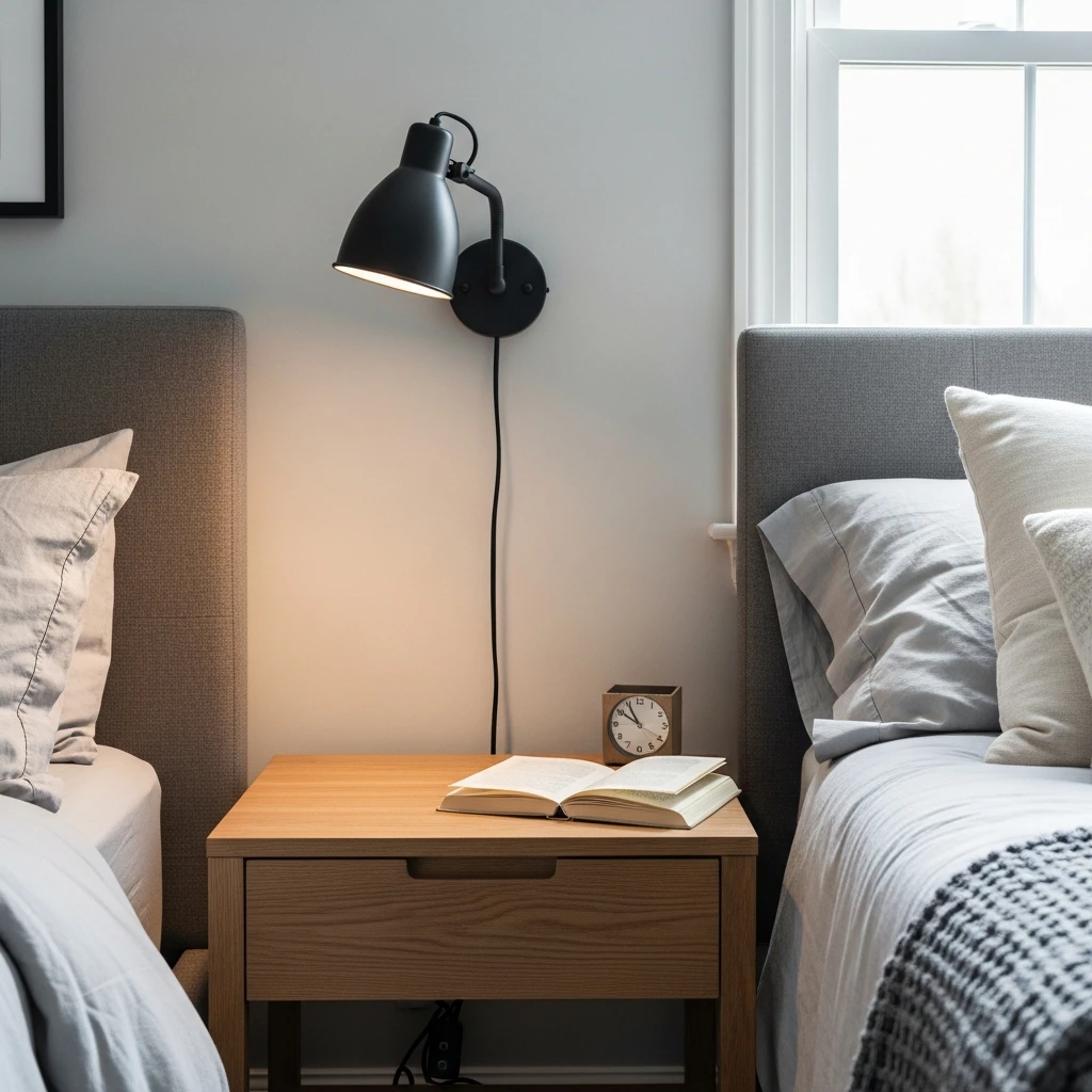 Wall Sconces Save Space - 50 Master Bedroom Decor Ideas That Look Expensive (But Aren't)