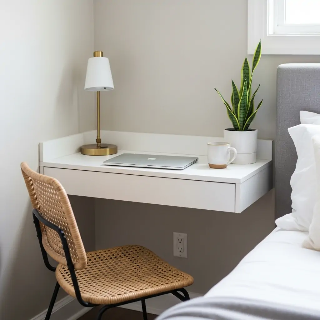 Add A Small Desk Nook - 50 Master Bedroom Decor Ideas That Look Expensive (But Aren't)
