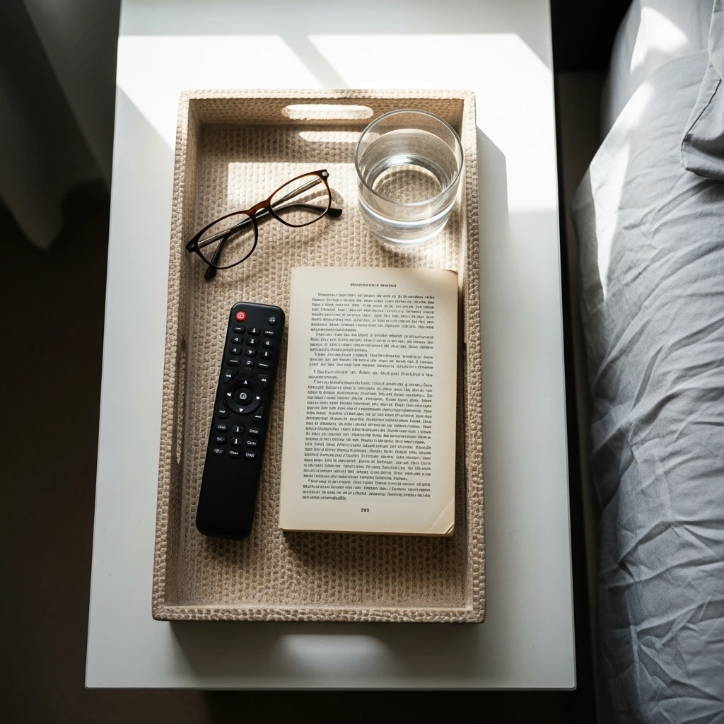 Use A Decorative Tray - 50 Master Bedroom Decor Ideas That Look Expensive (But Aren't)