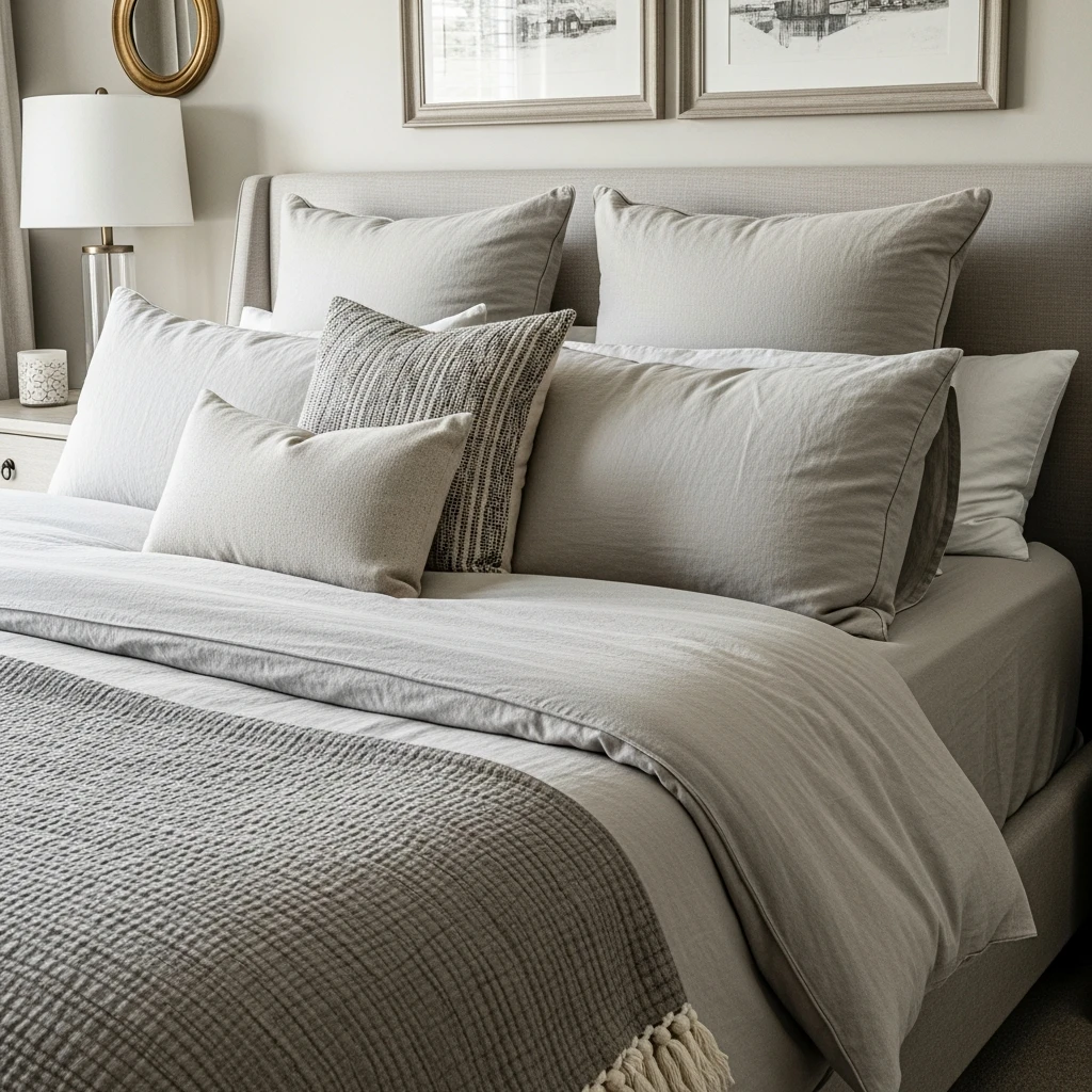 Use Extra Large Pillows - 50 Master Bedroom Decor Ideas That Look Expensive (But Aren't)