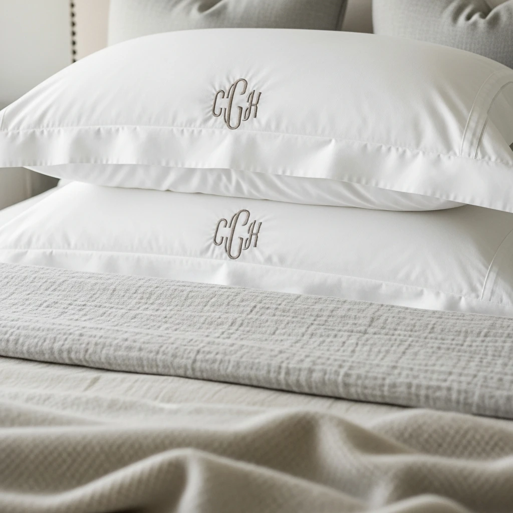 Personalized Monogramming - 50 Master Bedroom Decor Ideas That Look Expensive (But Aren't)
