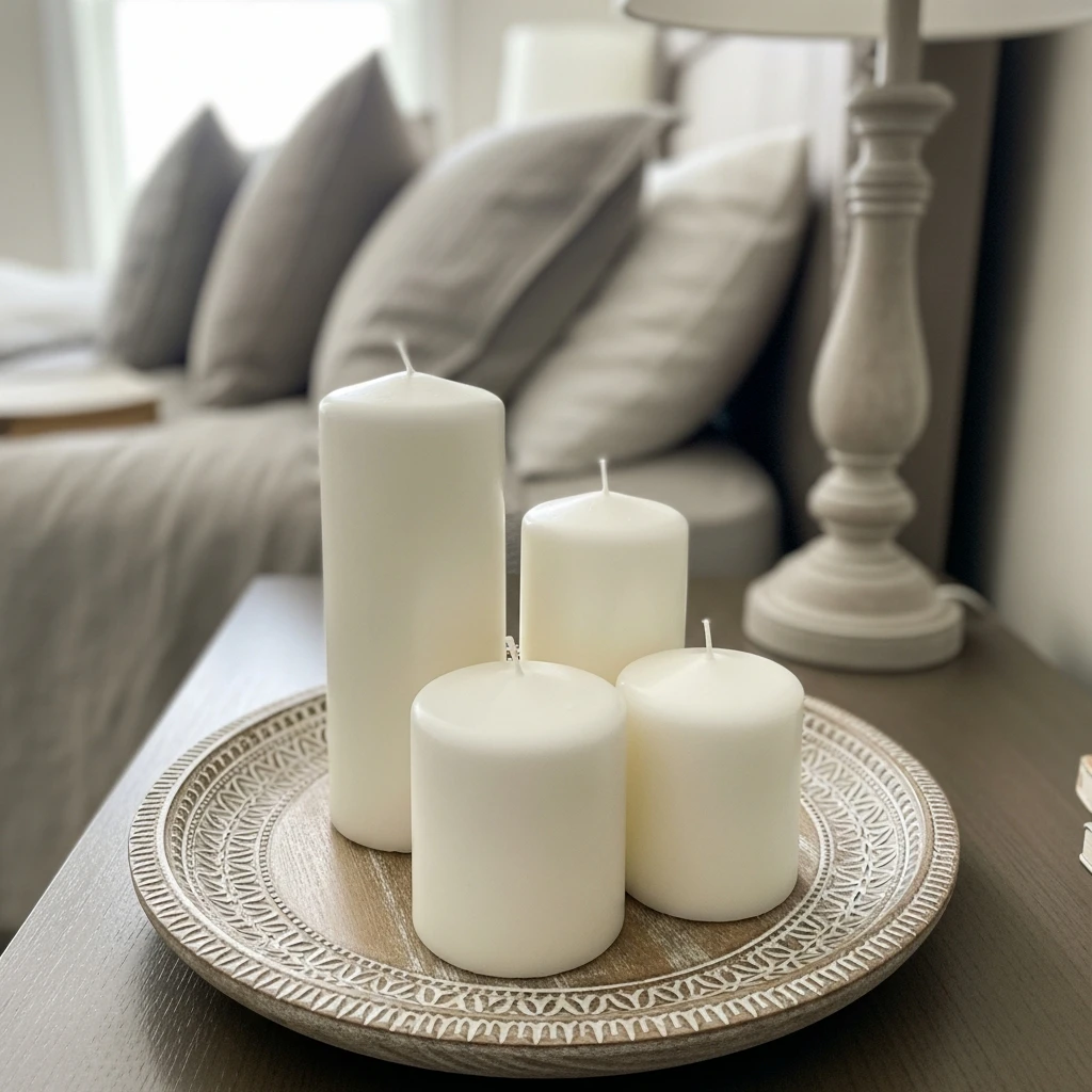 Use Candlelight Strategically - 50 Master Bedroom Decor Ideas That Look Expensive (But Aren't)