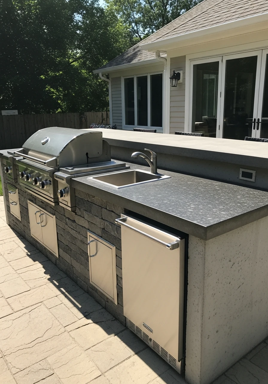 All-Season Durable Design - 50 Outdoor Kitchen Design Ideas For A High-End Patio Look