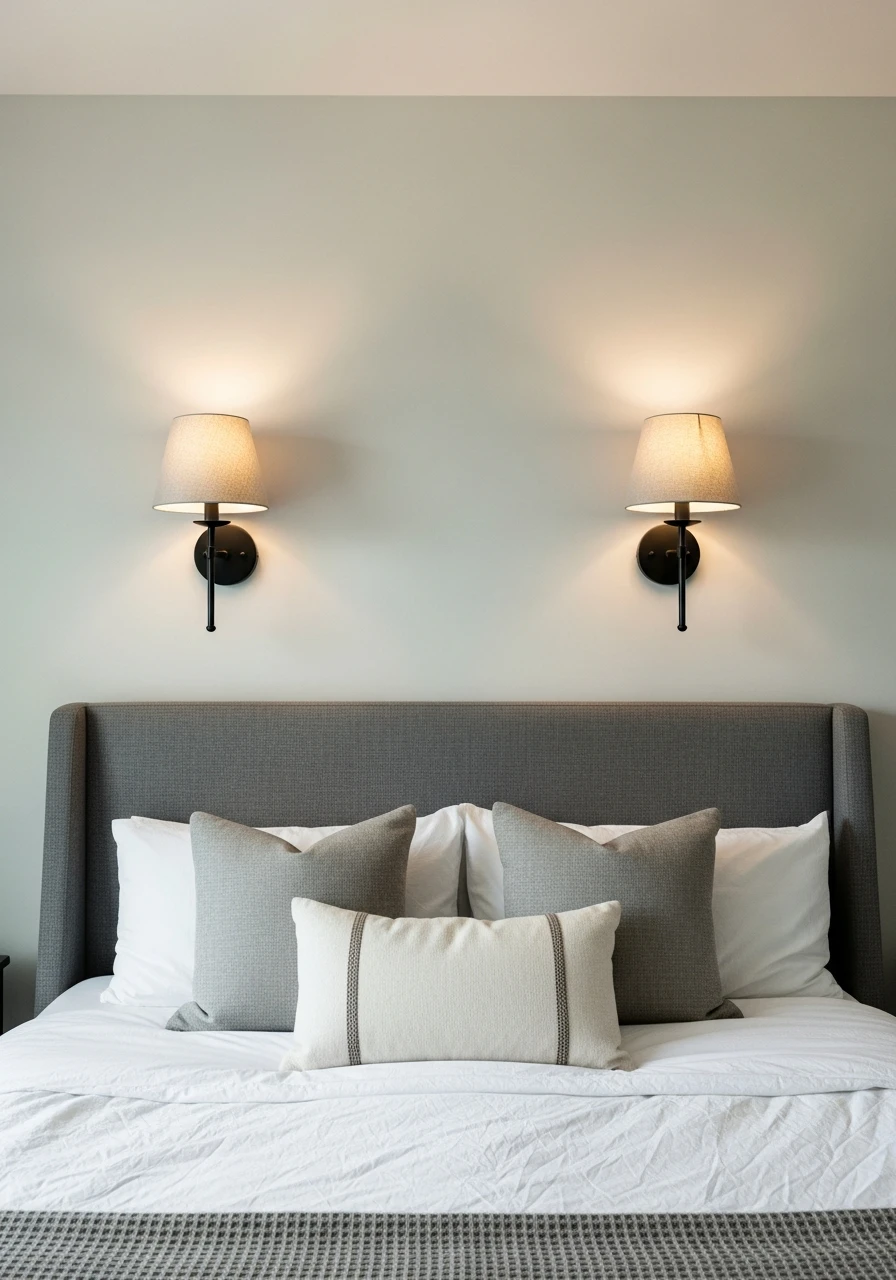 Sconces Frame The Bed - 50 Genius Over the Bed Wall Decor Ideas That Look Expensive