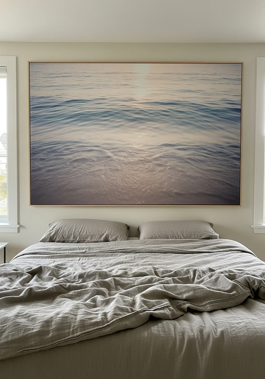 Large Scale Photo Print - 50 Genius Over the Bed Wall Decor Ideas That Look Expensive