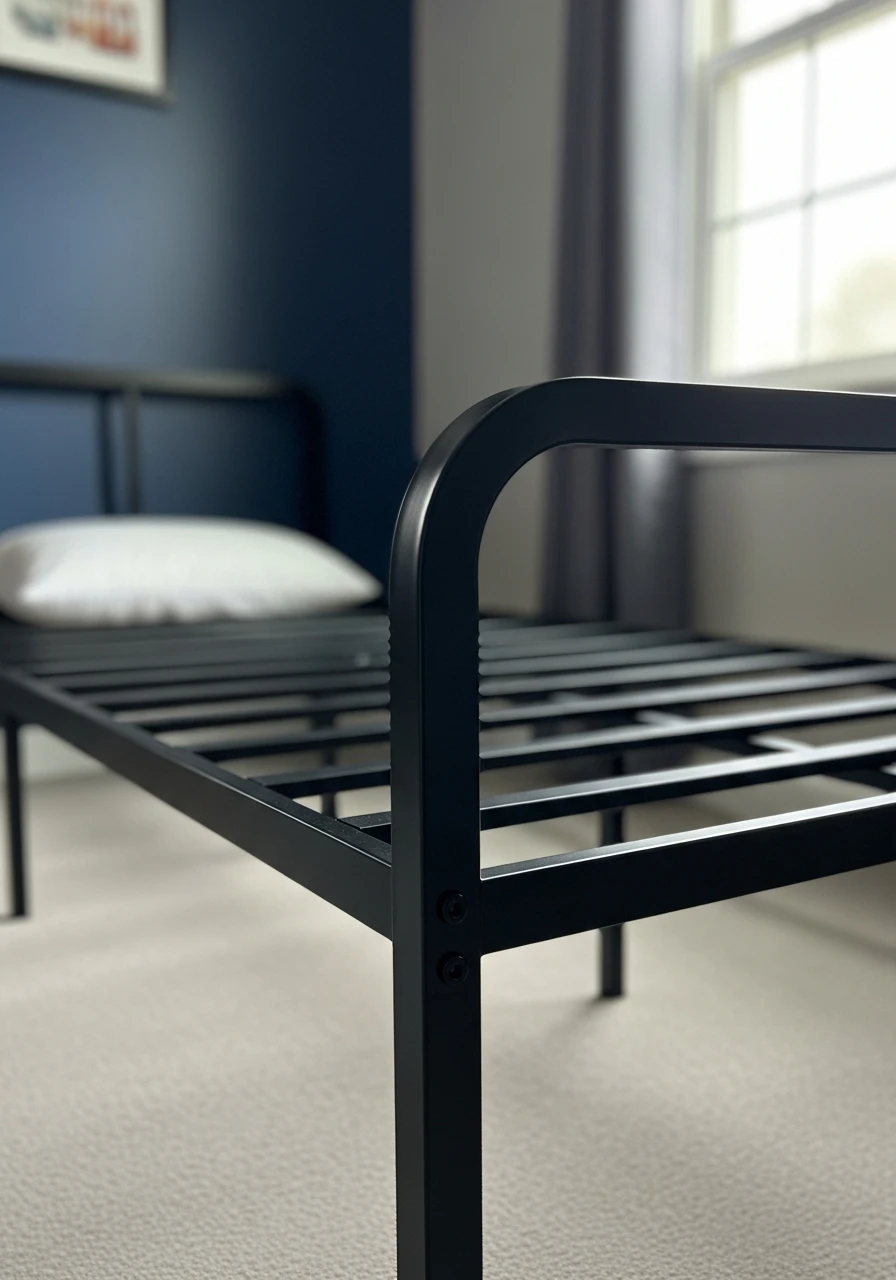 Simple Metal Bed Frame - Preteen boys bedroom ideas