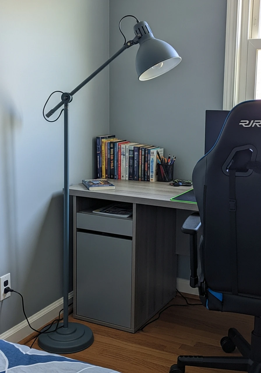 Durable Floor Lamp - Preteen boys bedroom ideas