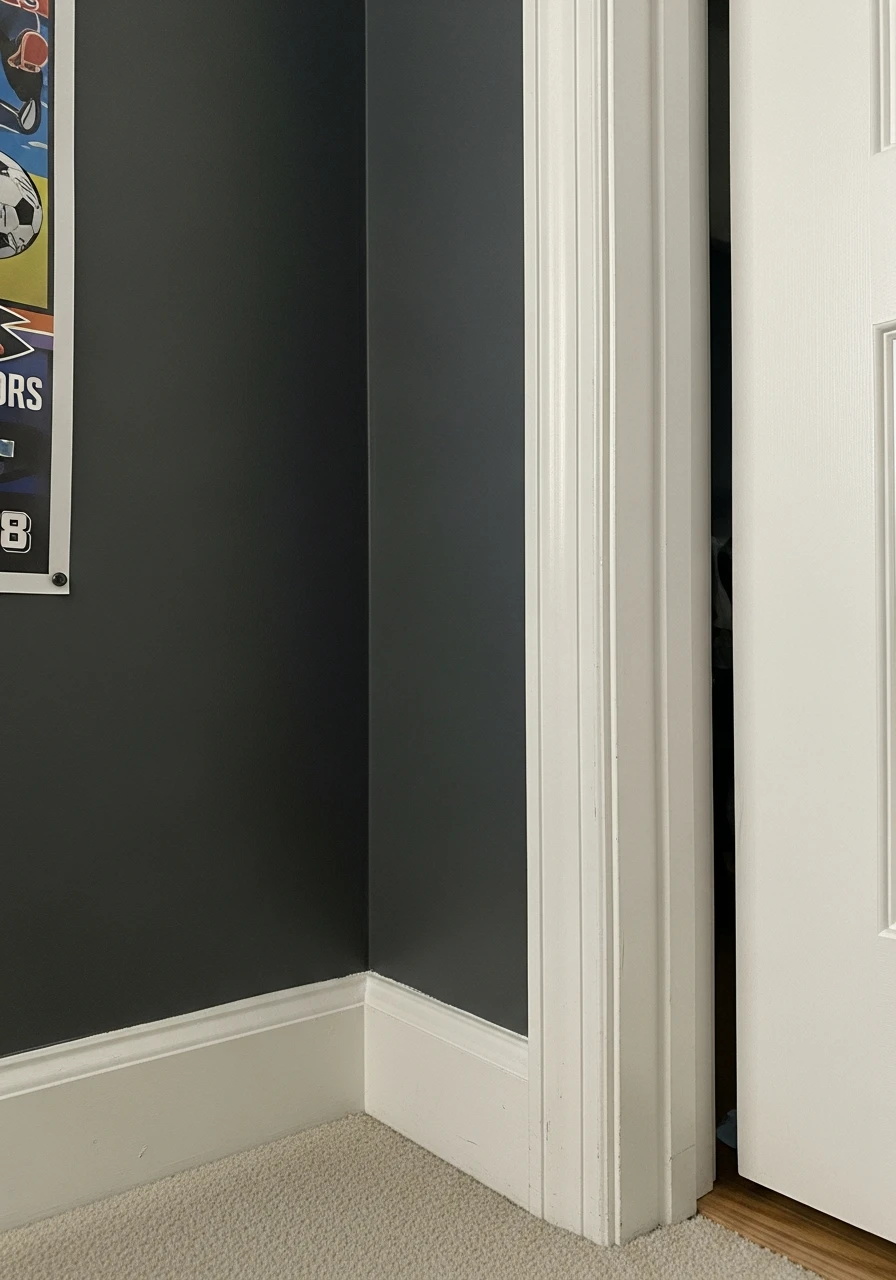 Simple White Trim - Preteen boys bedroom ideas