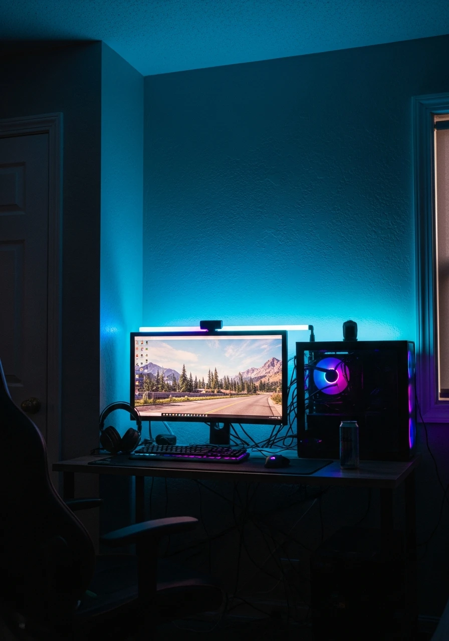 LED Strip Lights - Preteen boys bedroom ideas