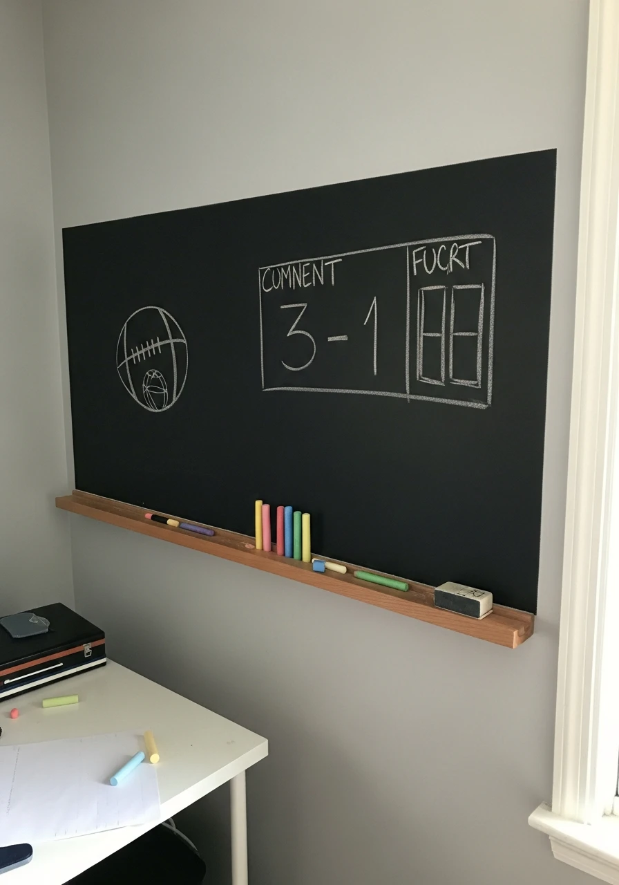 Chalkboard Paint Section - Preteen boys bedroom ideas