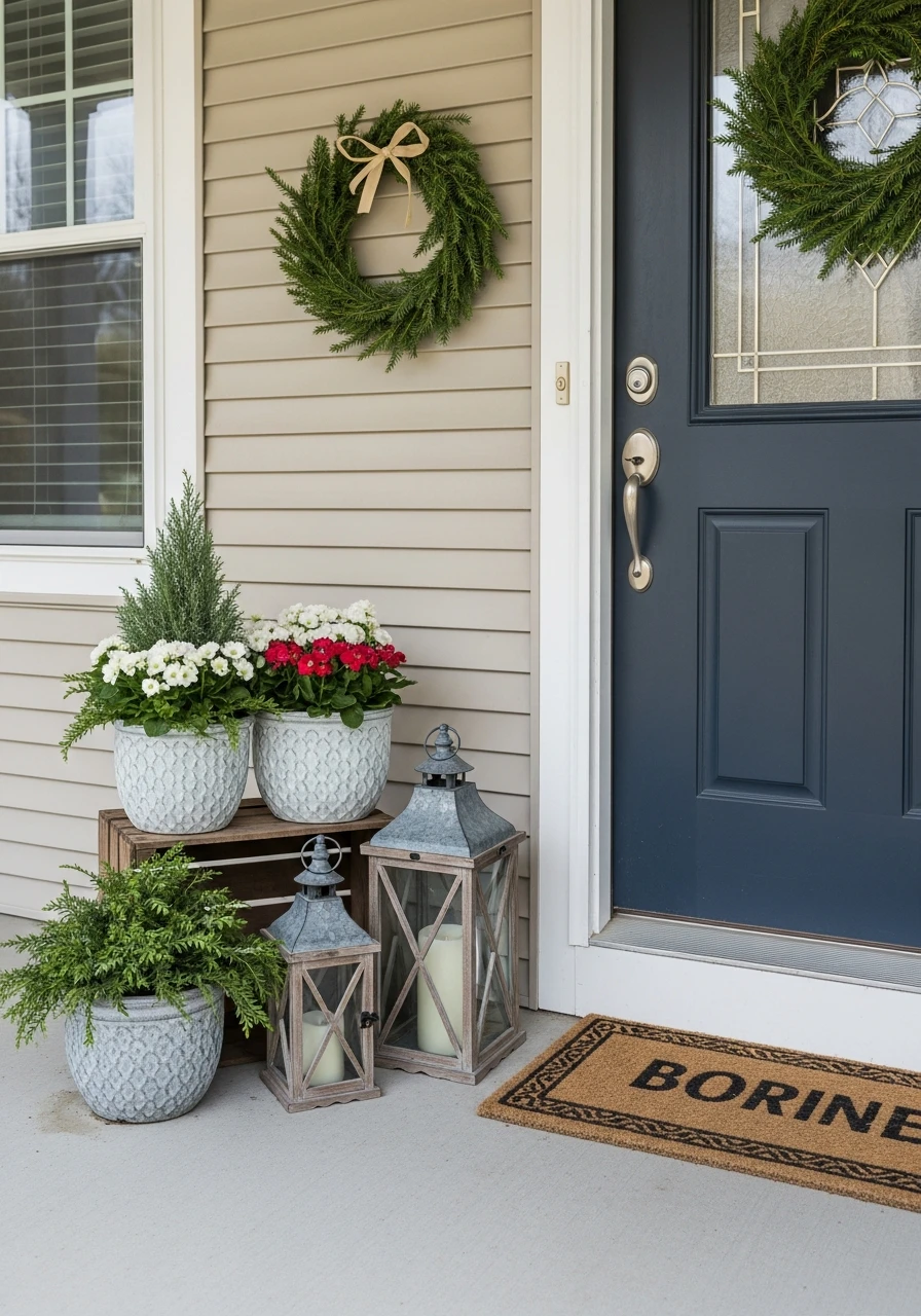 Use Odd Number Groups - 50 Small Front Porch Decorating Ideas That Look Expensive (But Are Totally Budget-Friendly)