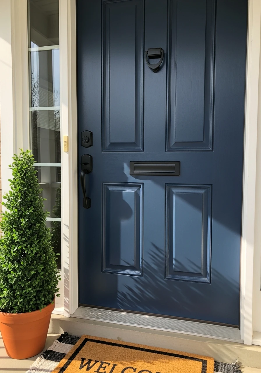 Change the Hardware - 50 Small Front Porch Decorating Ideas That Look Expensive (But Are Totally Budget-Friendly)