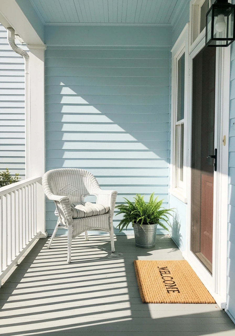 Paint the Ceiling Blue - 50 Small Front Porch Decorating Ideas That Look Expensive (But Are Totally Budget-Friendly)