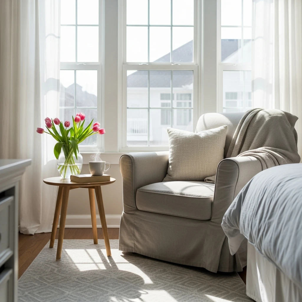 Window Reading Nook - 50 Easy Spring Bedroom Ideas To Refresh Your Space Now