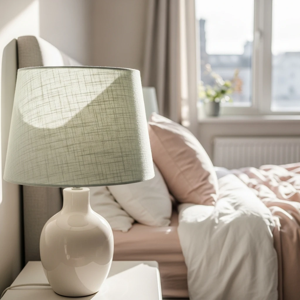 Pastel or Fabric Lampshades - 50 Easy Spring Bedroom Ideas To Refresh Your Space Now