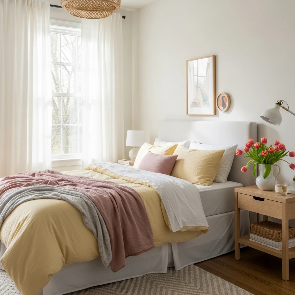 Furniture Rearrangement - 50 Easy Spring Bedroom Ideas To Refresh Your Space Now