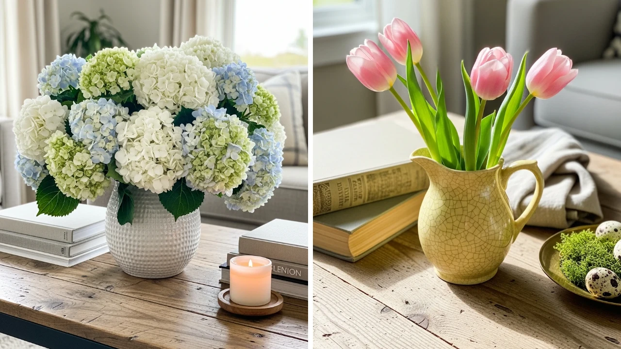 50 Spring Coffee Table Decor Ideas - Addicted To Organization