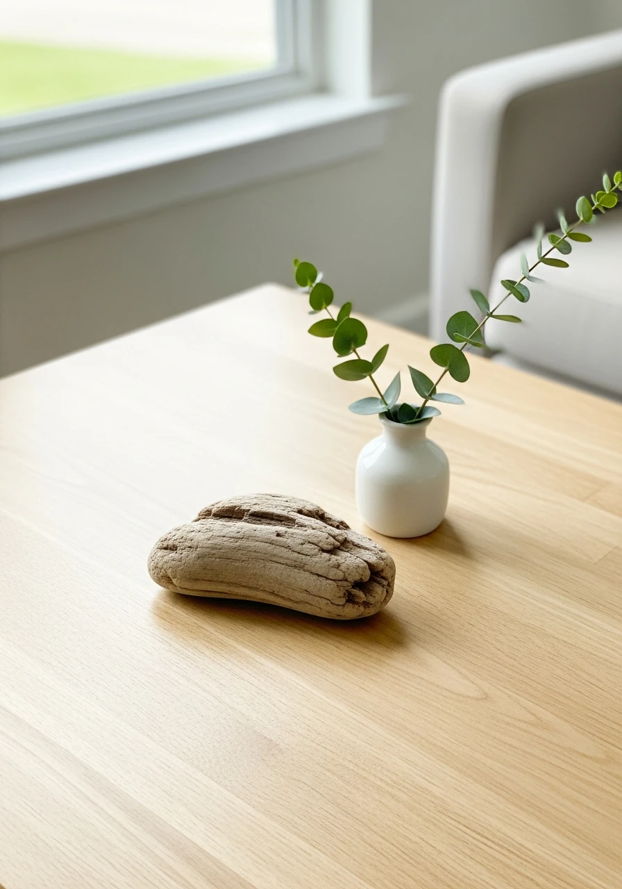 Coastal Driftwood Piece - 50 Easy Spring Coffee Table Decor Ideas for a Fresh Look