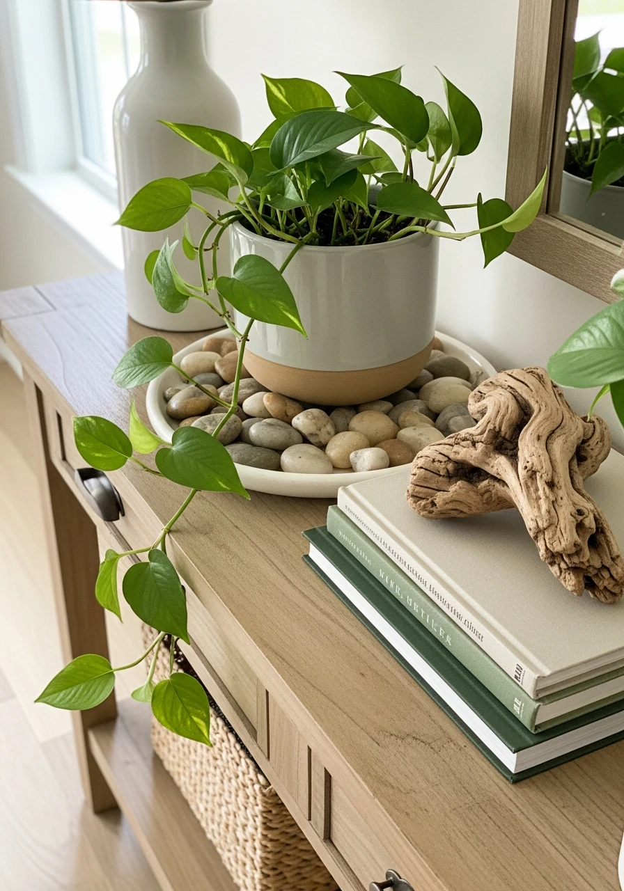 Biophilic Design Vignette - 50 Spring Living Room Decor Ideas