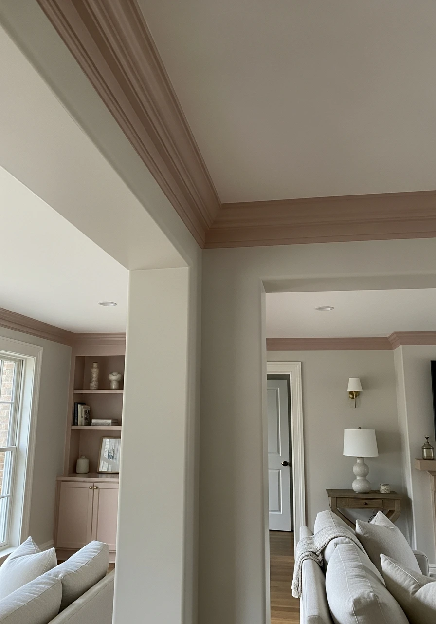 Pastel Ceiling or Trim - 50 Spring Living Room Decor Ideas