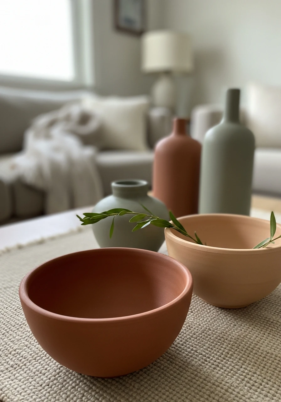 Earthy Decorative Accessories - 50 Spring Living Room Decor Ideas