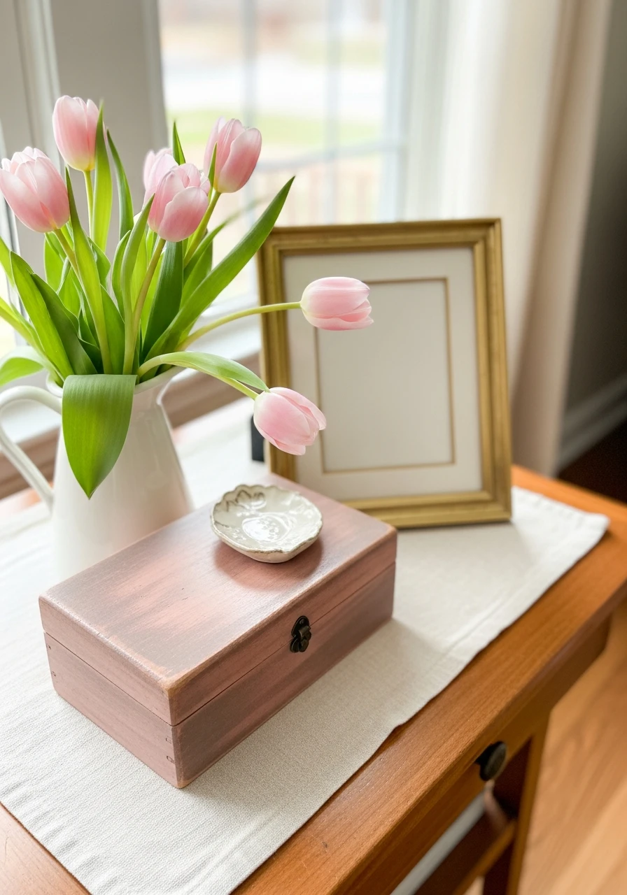 Soft Vintage Touches - 50 Spring Living Room Decor Ideas