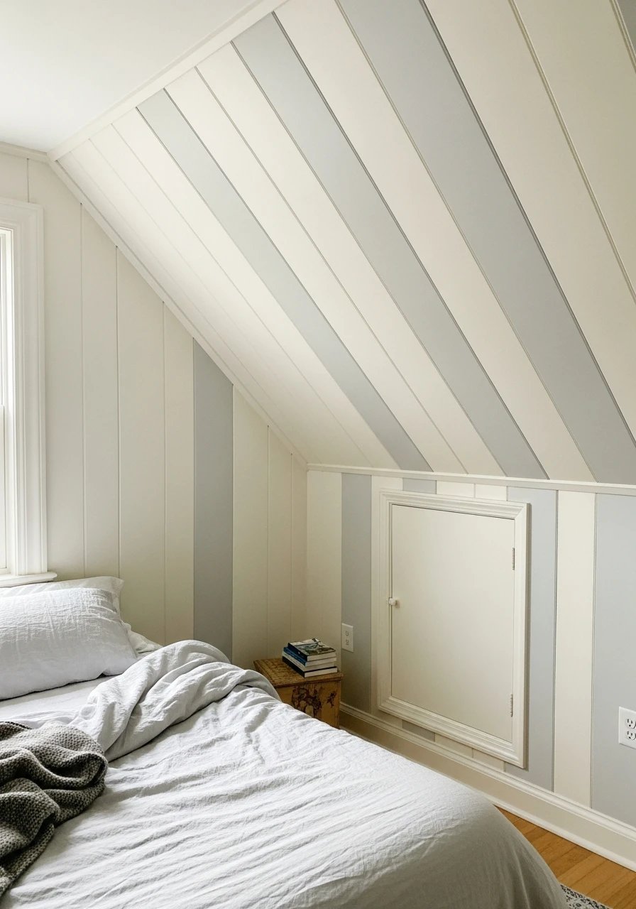 Light Color Palette - Attic Bedroom Ideas