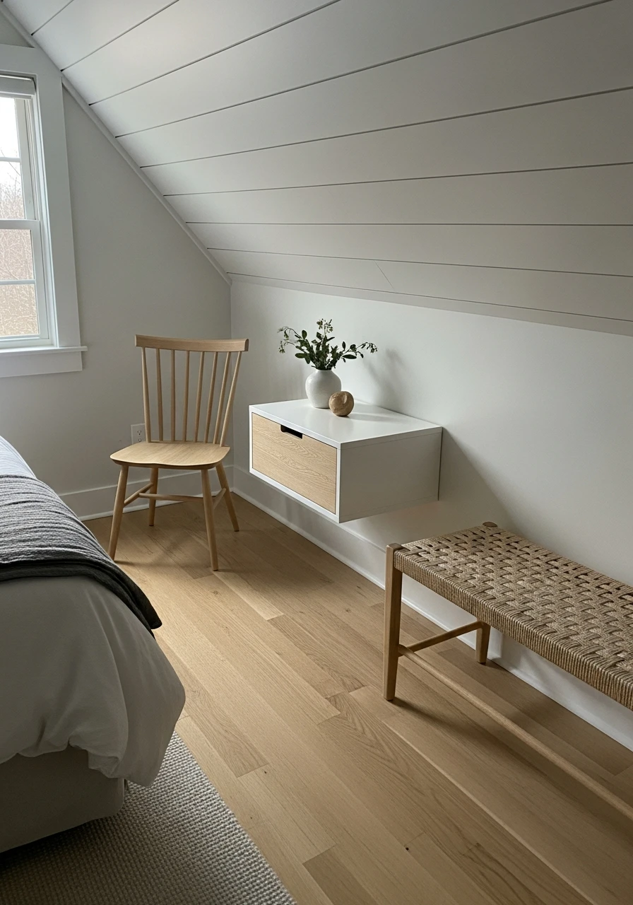 Small Scale Furniture - Attic Bedroom Ideas