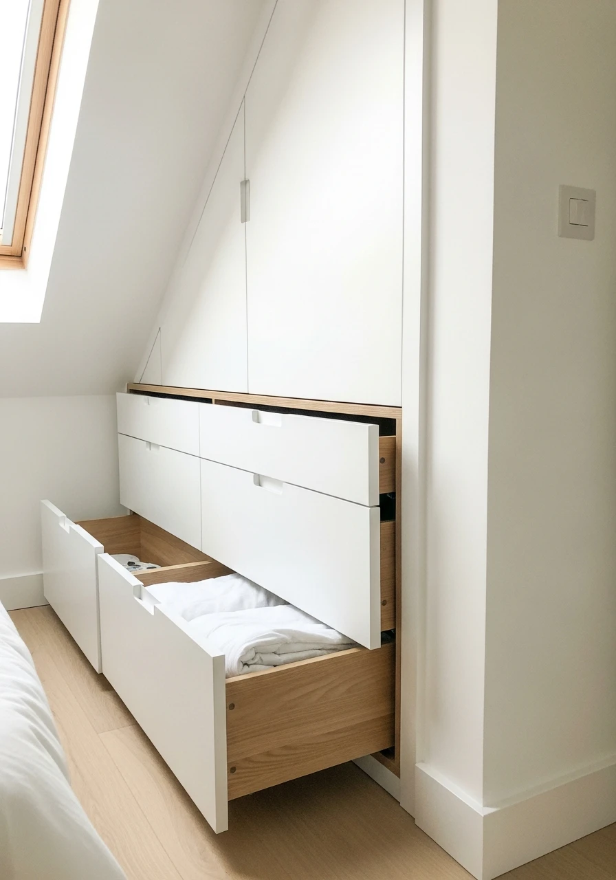 Knee Wall Storage - Attic Bedroom Ideas
