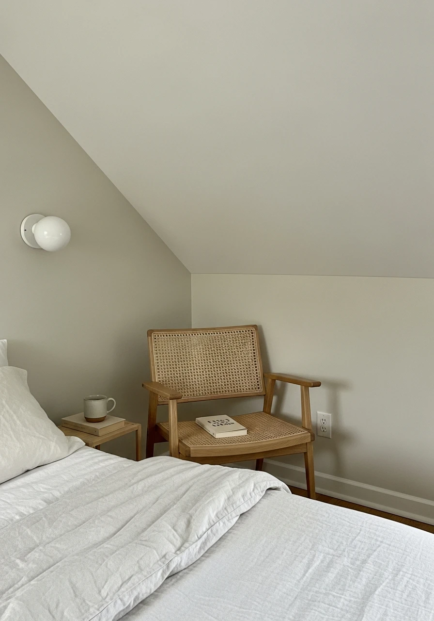 Minimalist Decor Style - Attic Bedroom Ideas