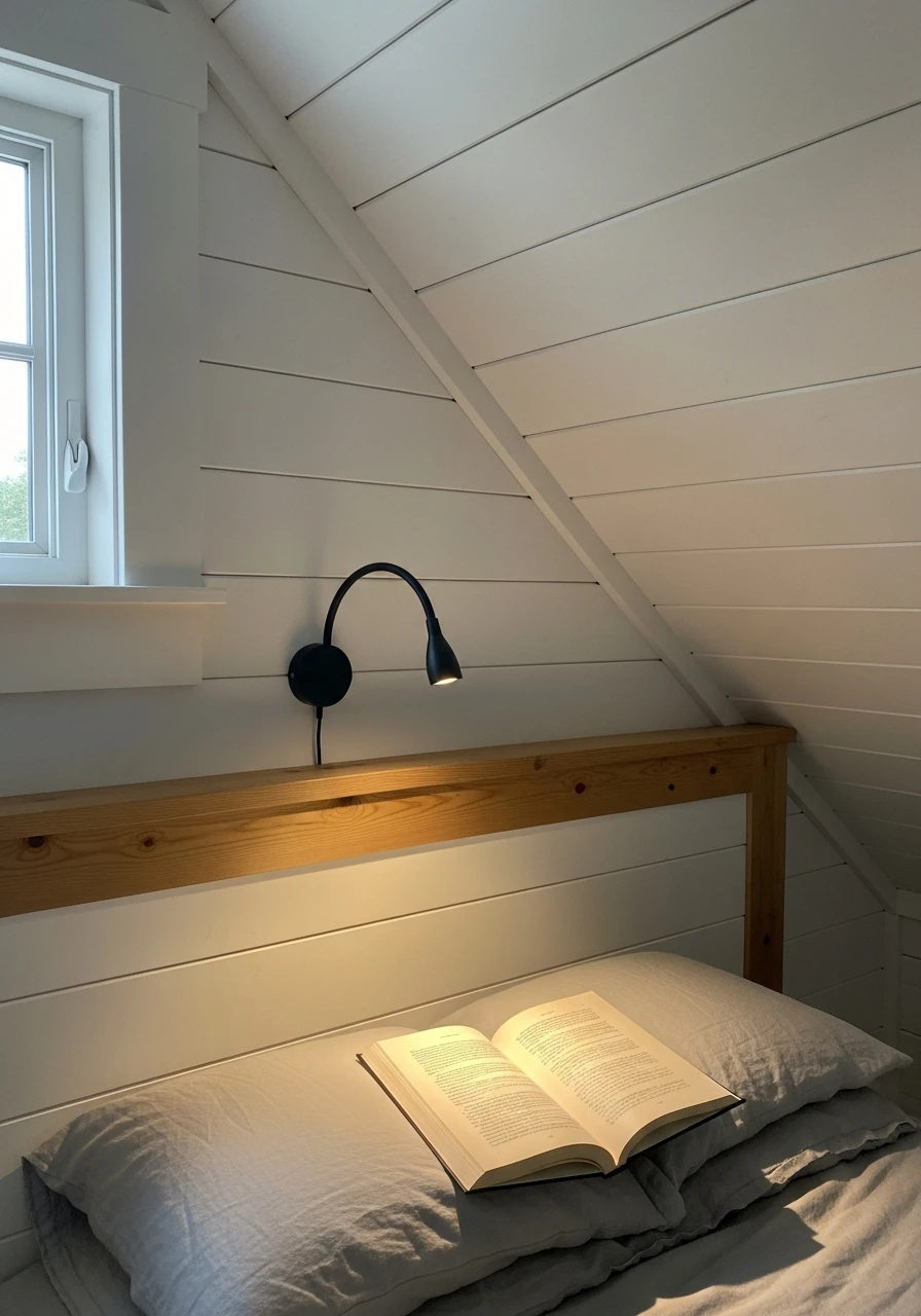 Task Lighting for Reading - Attic Bedroom Ideas