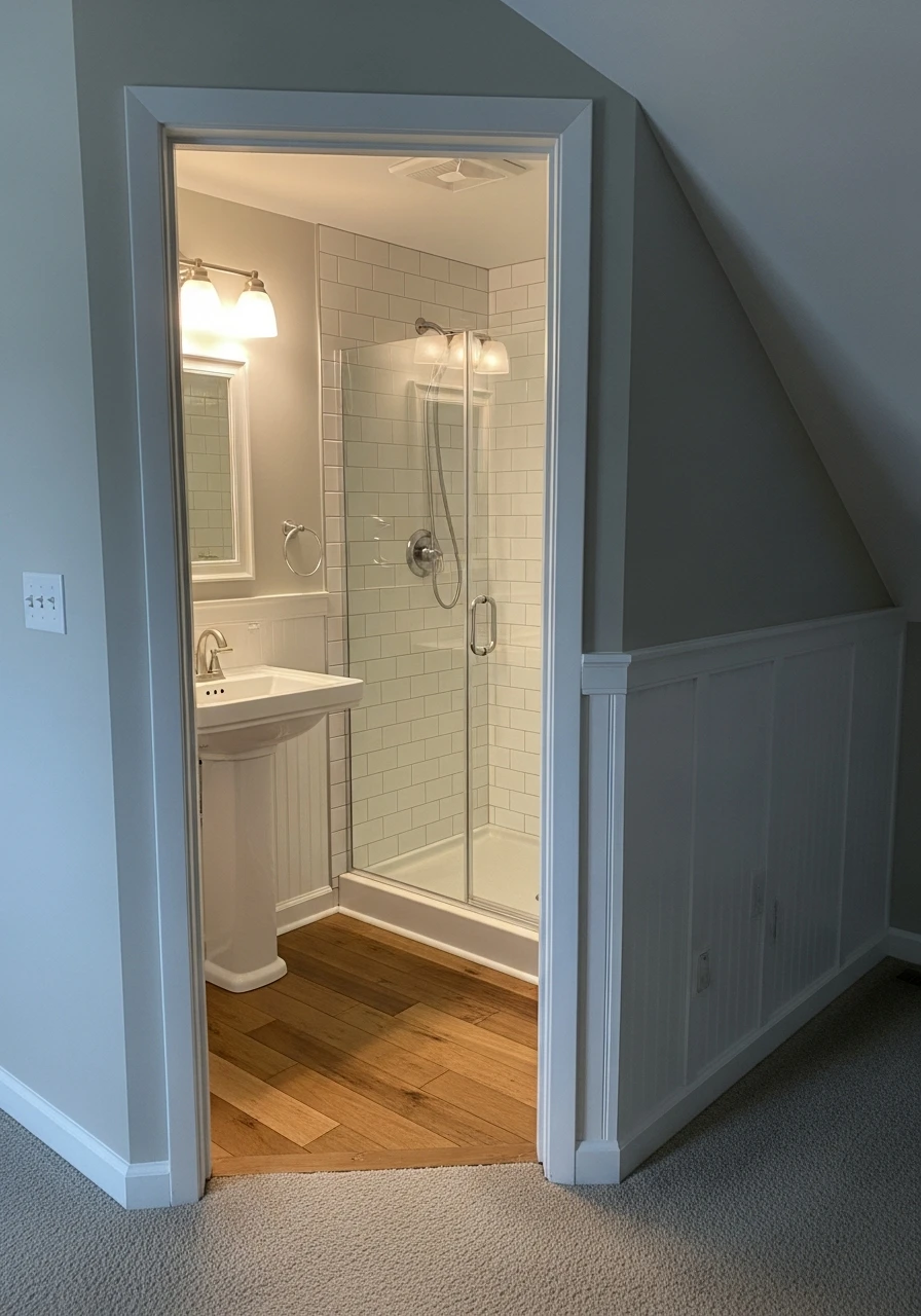 Small Bathroom Addition - Attic Bedroom Ideas