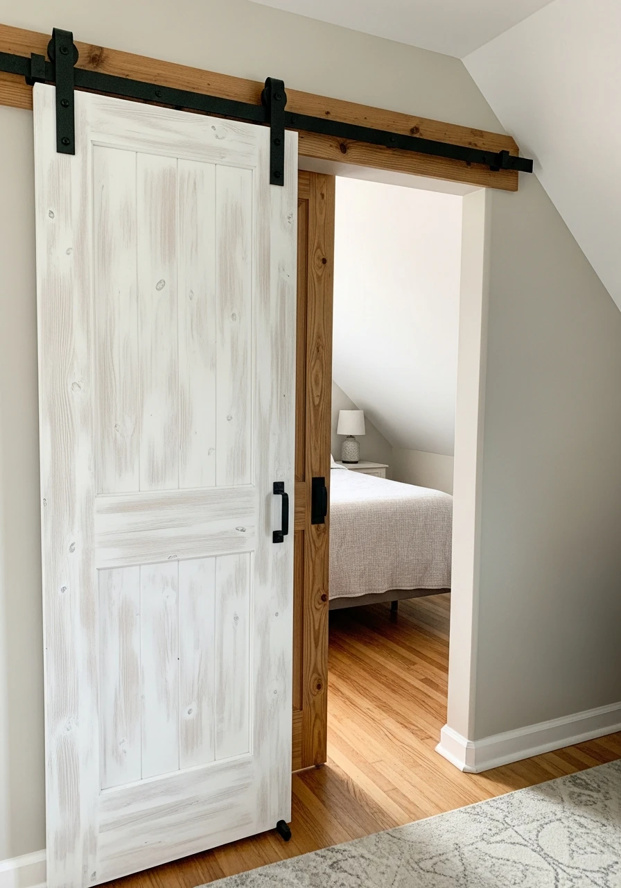 Sliding Barn Door - Attic Bedroom Ideas