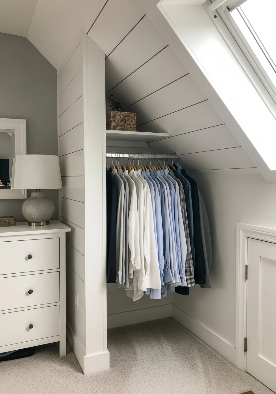 Shallow Depth Wardrobe - Attic Bedroom Ideas