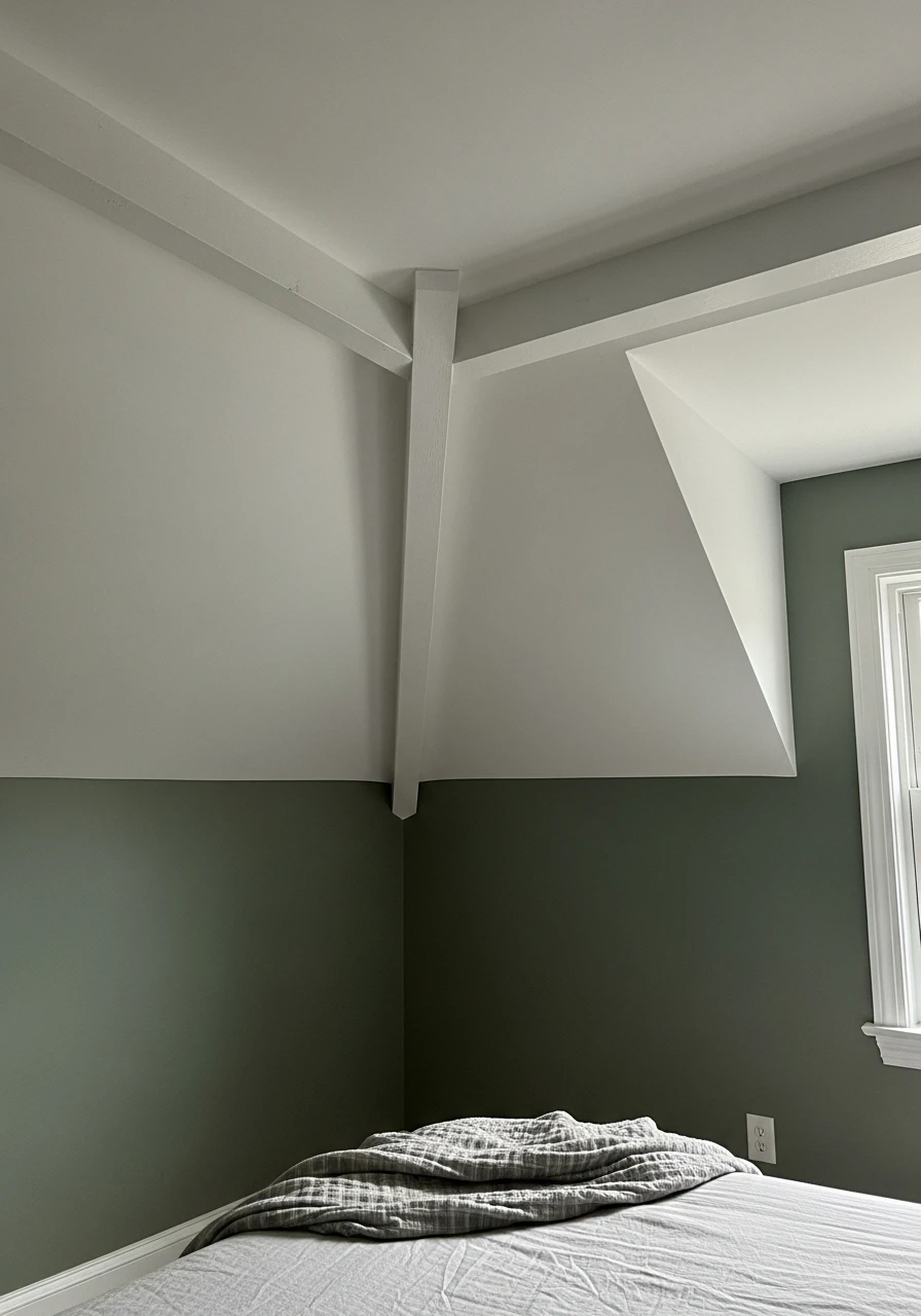 Paint the Ceiling White - Attic Bedroom Ideas