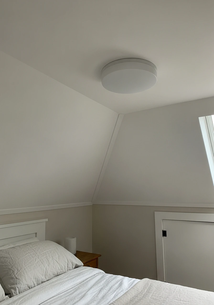 Flush Mount Lighting - Attic Bedroom Ideas