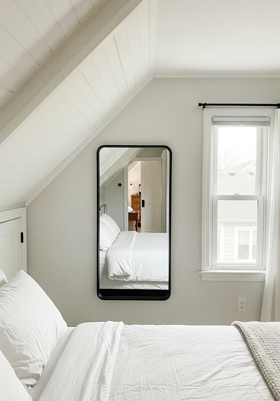 Mirror Placement Strategy - Attic Bedroom Ideas