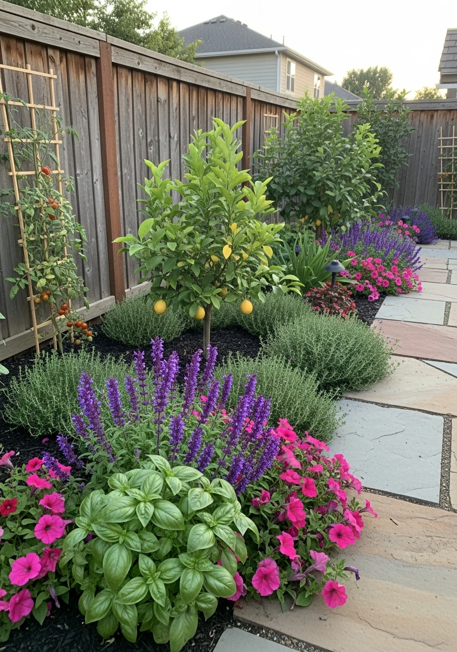 Food Meets Flower Beds - 50 Genius Backyard Landscaping Ideas for a High-End Look on a Budget