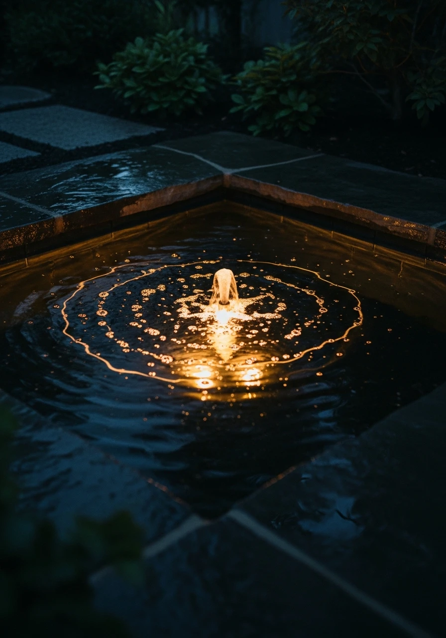 Subtle Water Lighting - 50 Genius Backyard Landscaping Ideas for a High-End Look on a Budget