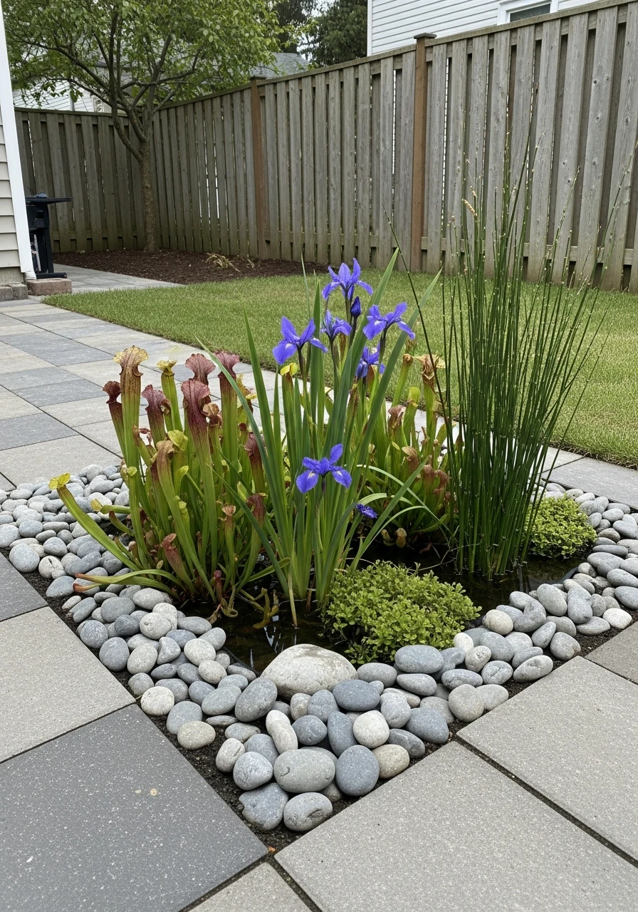 Mini Wetland Planting - 50 Genius Backyard Landscaping Ideas for a High-End Look on a Budget