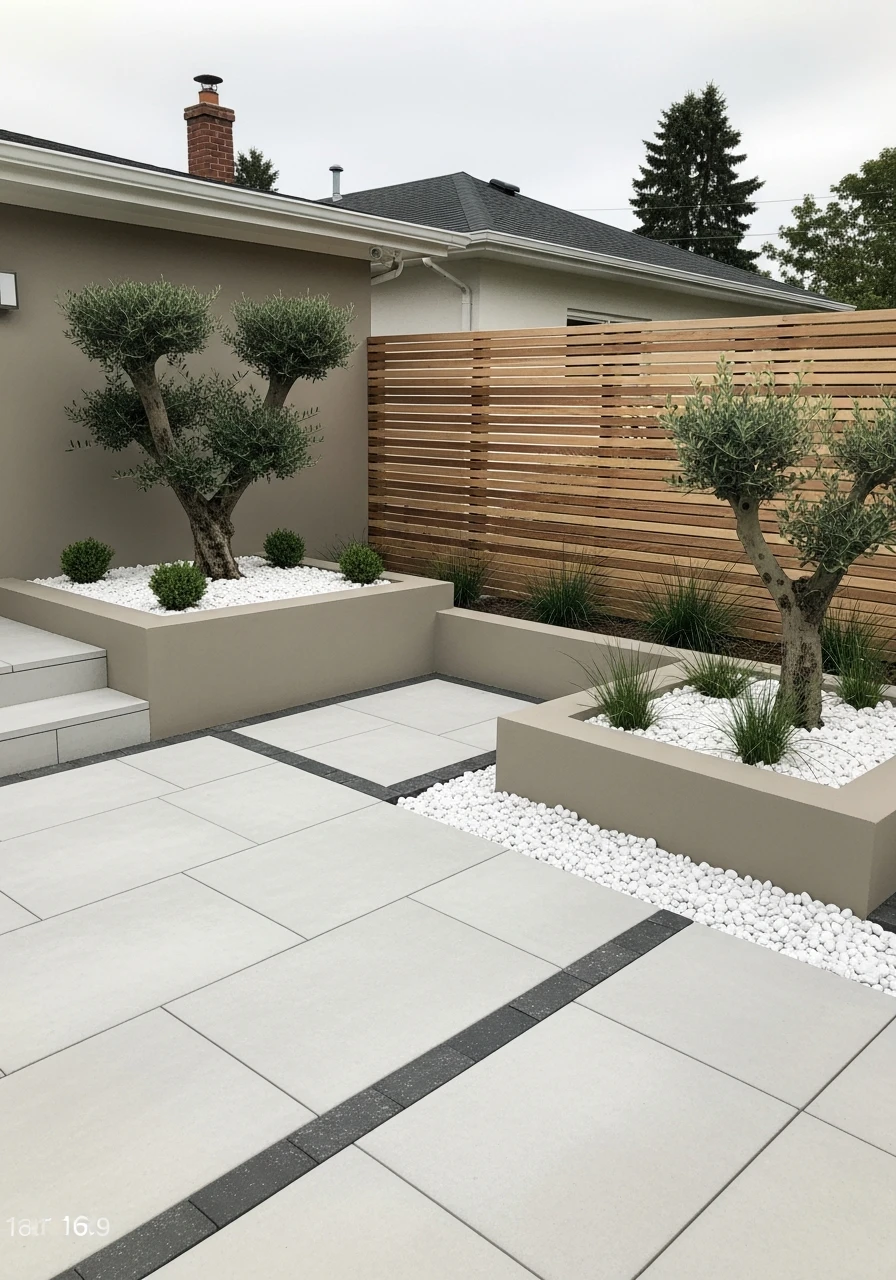 Clean Minimalist Yard - 50 Genius Backyard Landscaping Ideas for a High-End Look on a Budget