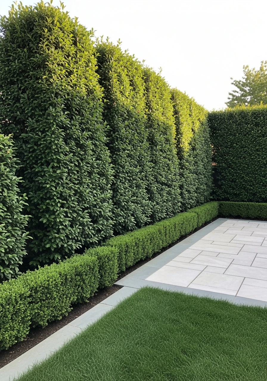 Formal Boxwood Hedge - 50 Genius Backyard Privacy Ideas That Don't Cost a Fortune