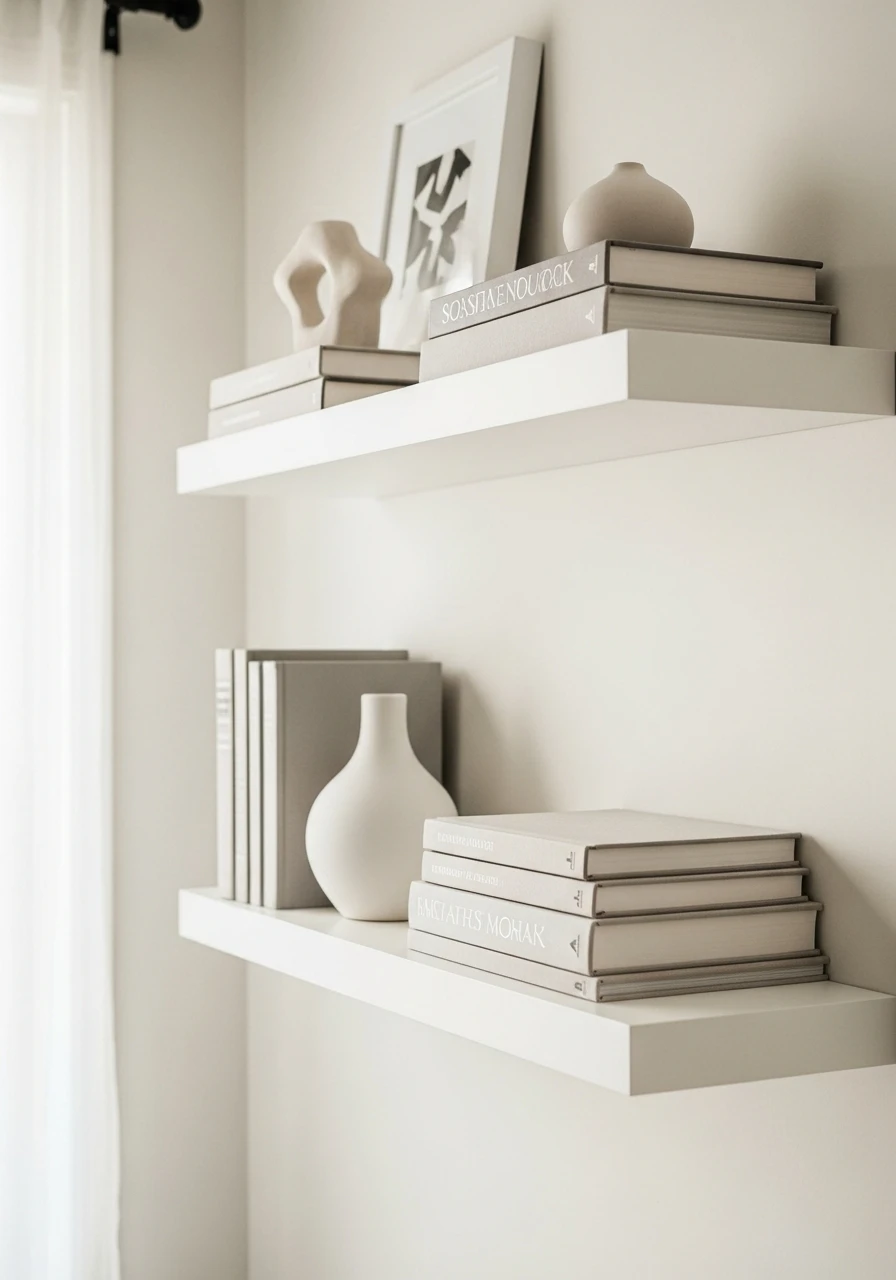 Keep Decor Minimal - 50 Genius Book Shelf Decor Ideas for a High-End Look