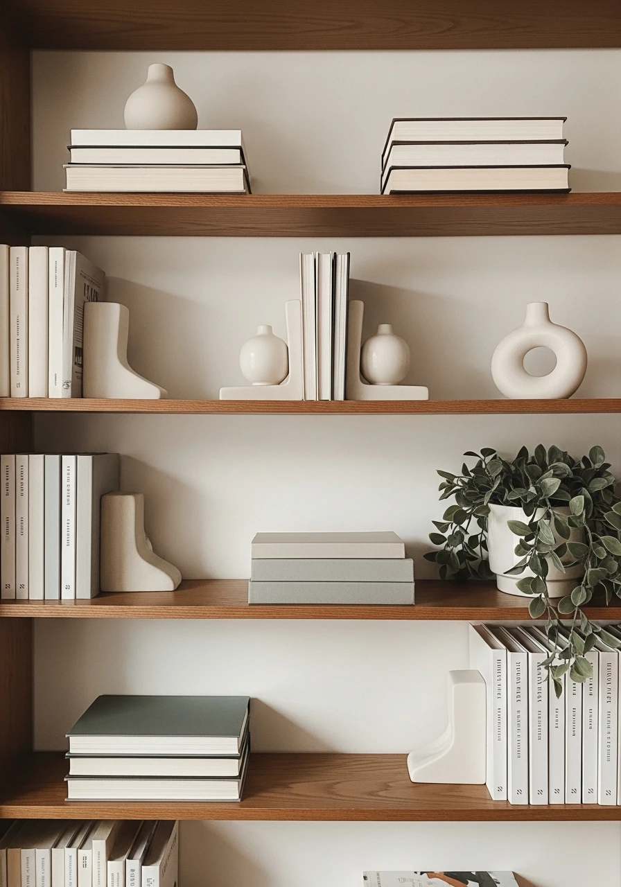 Give Items Room to Breathe - 50 Genius Book Shelf Decor Ideas for a High-End Look