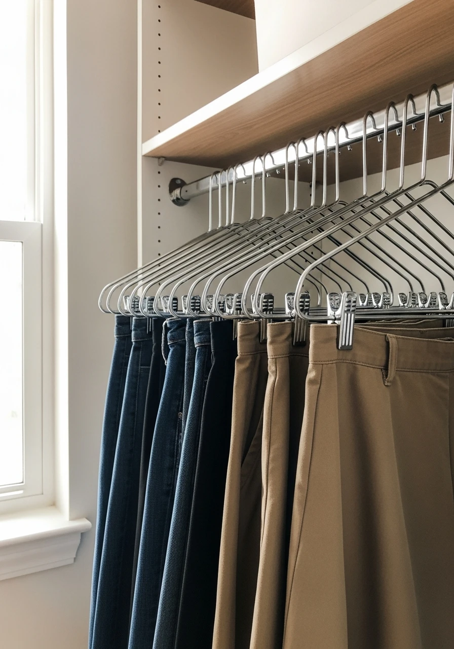 Multi-Tier Hangers - 50 Closet Organization Ideas That Will Change Your Mornings
