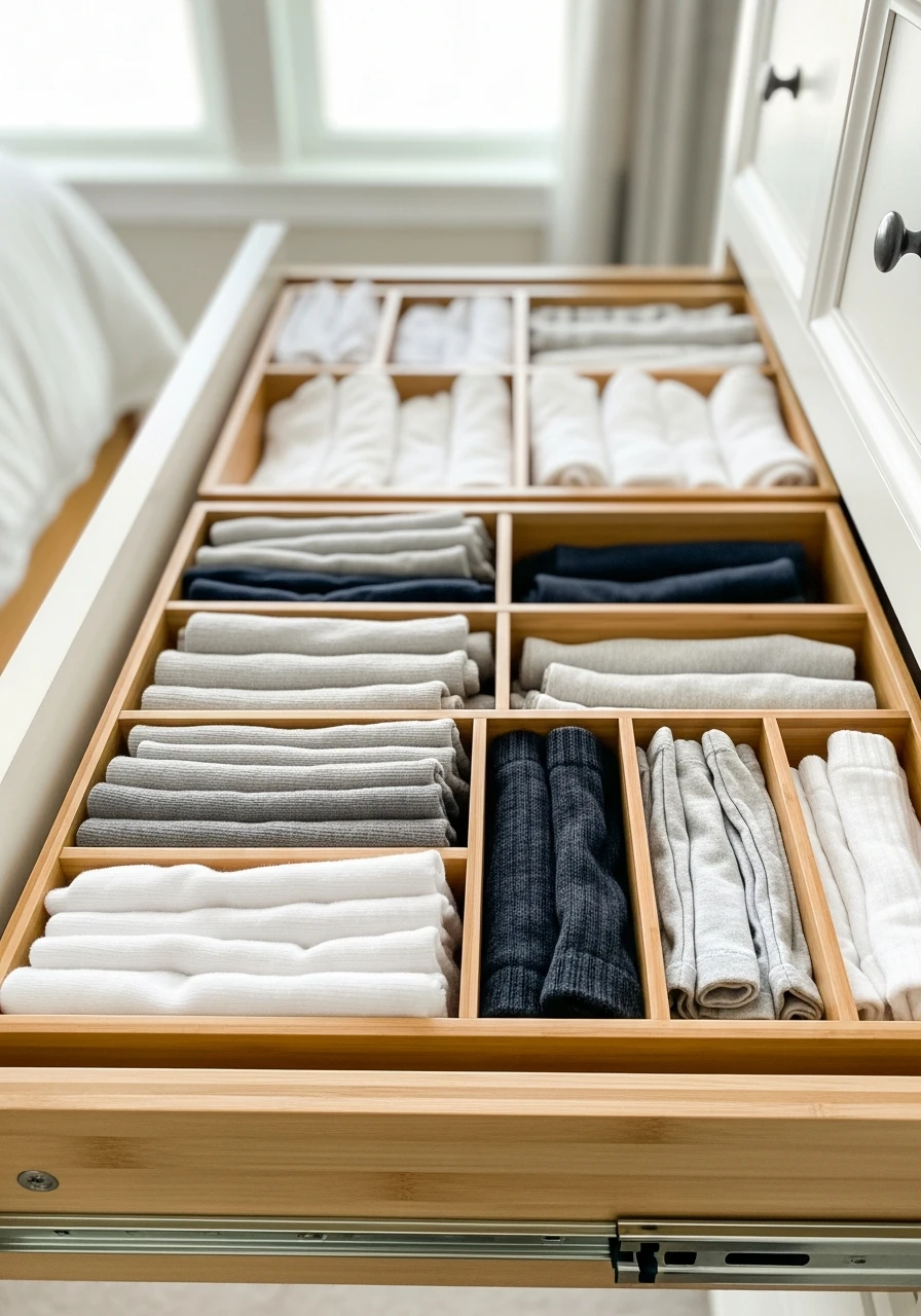 Drawer Dividers For Small Items - 50 Closet Organization Ideas That Will Change Your Mornings