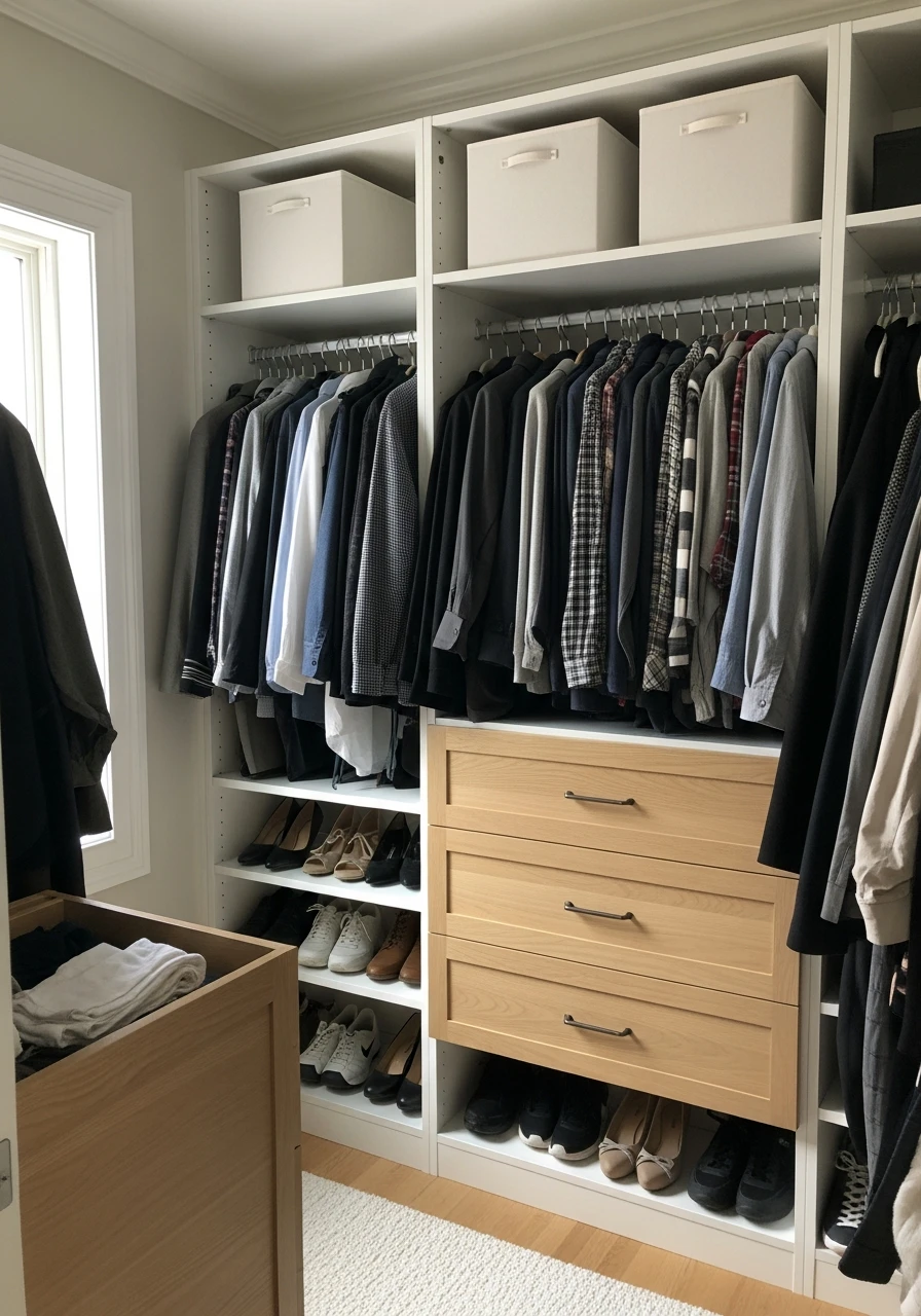 Eye-Level Daily Storage - 50 Closet Organization Ideas That Will Change Your Mornings