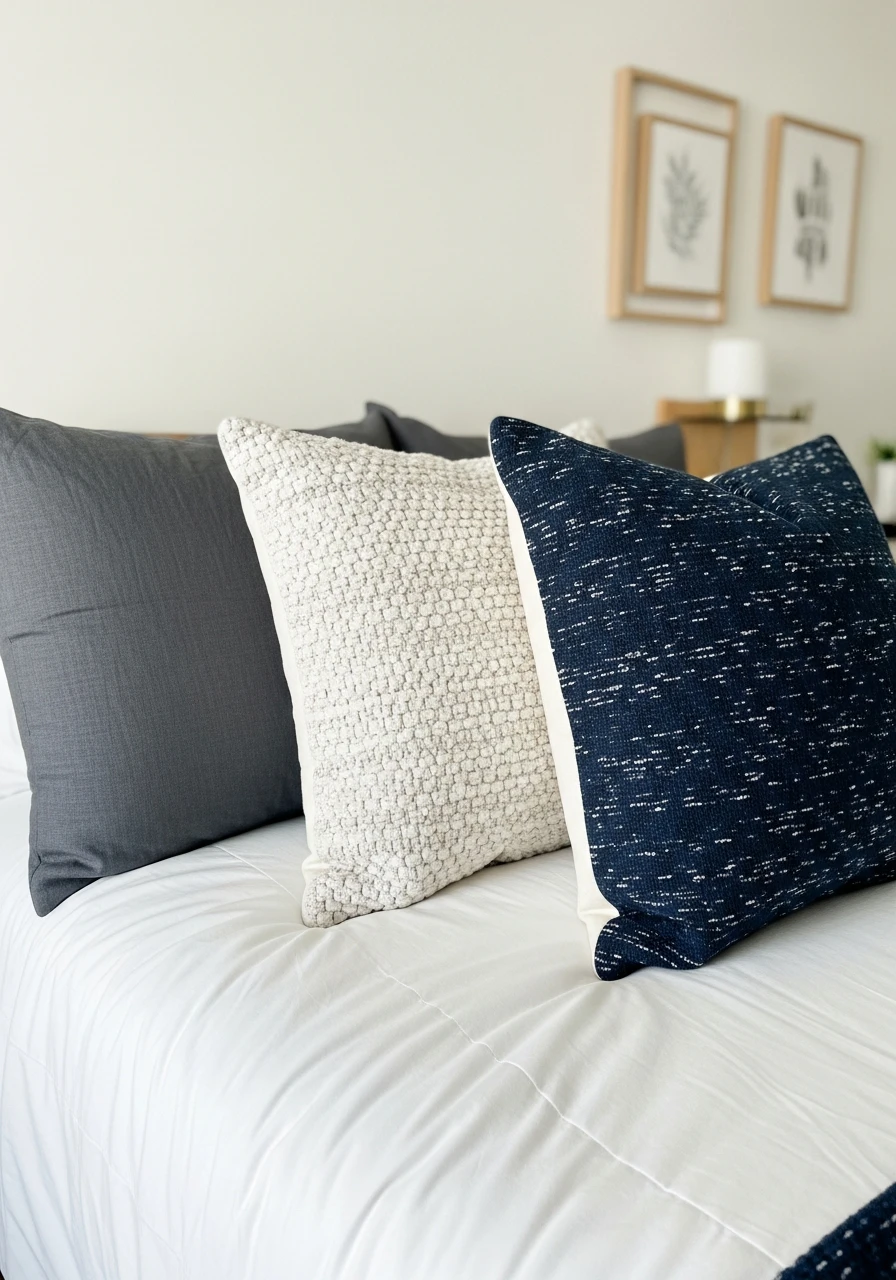 Accent Throw Pillows - 50 Best College Dorm Room Ideas for Guys