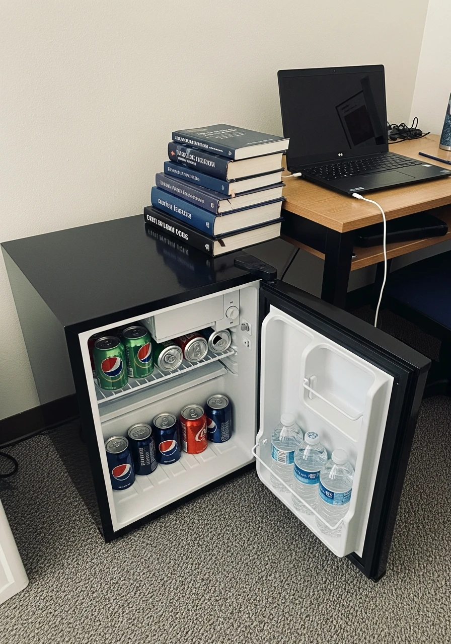 Essential Mini Fridge - 50 Best College Dorm Room Ideas for Guys