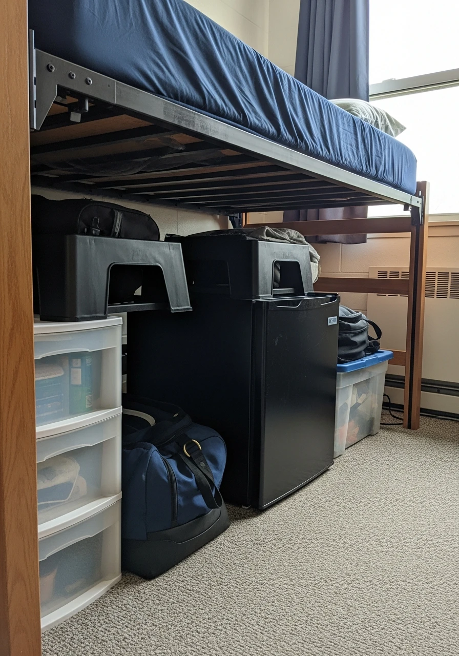 Bed Risers for Height - 50 Best College Dorm Room Ideas for Guys